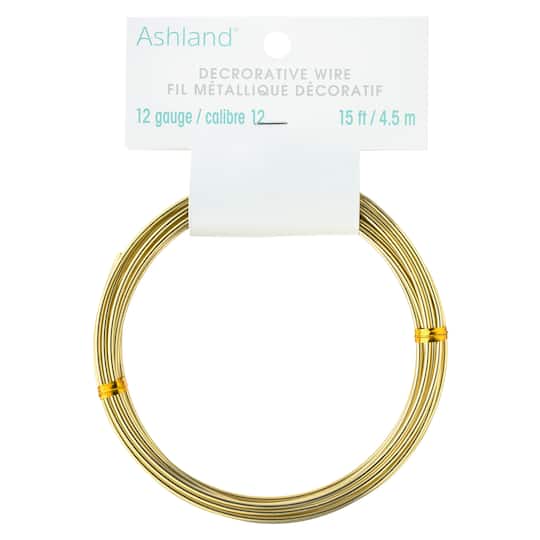 Gold Aluminum Decorative Wire by Ashland®